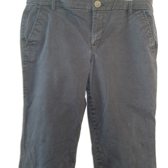 New Old Navy Boot-Cut Khaki Pants in black size 8 - Picture 3 of 8